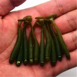  10 pcs /pack 7.1 g/5cm for  Fishing Worm Swimbait Jig Head Soft Lure Fly Fishing Bait Fishing Lure