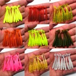  10 pcs /pack 7.1 g/5cm for  Fishing Worm Swimbait Jig Head Soft Lure Fly Fishing Bait Fishing Lure