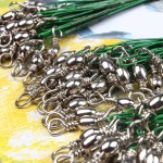  60pcs Strong Fishing Cord for Fly Leash 15cm 21cm 30cm the Steel Wire Fishing Accessories Green Trace Leader Rope Fishing Line