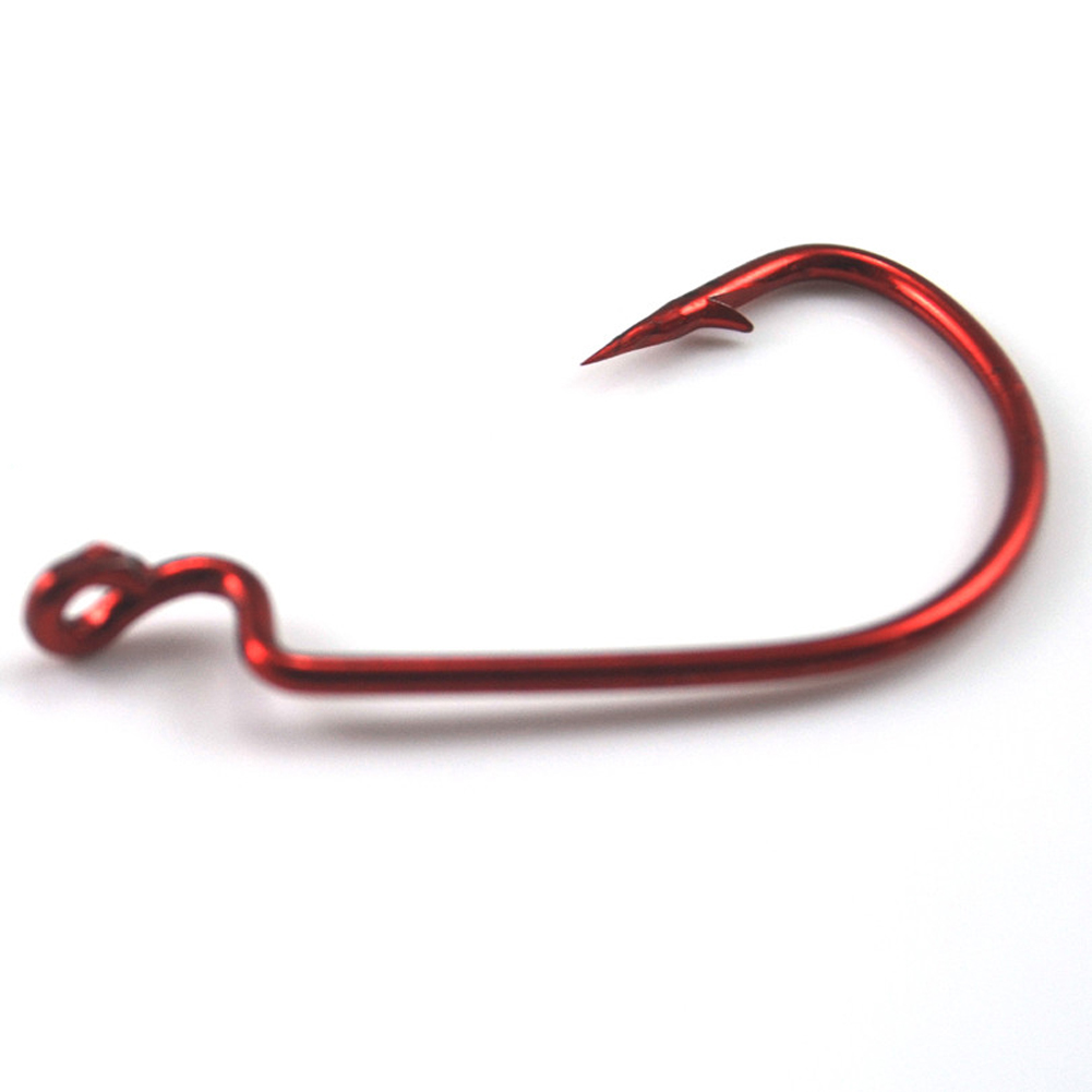 Fishing Hooks 20pcs Barbed Crank Sharp Pesca for Soft Bait Tackle High