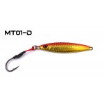  MC&LURE 30G Fishing Jigging Spoon Lure 3D Eyes Artificial Bait  Metal Jig Lure Jigbait spoon Single hook  jigging Fishing Lures