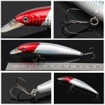  Sougayilang Crankbait Fishing 8pcs/Set Hard Metal Fishing Wobbler 3d Eyes Crank Minnow Artificial Bait