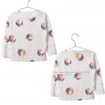 1-6Y Bobo Choses Baby Boys Girls T Shirts 2017 New Cotton Children Kids Basketball Badminton Sweatshirts Long Sleeve Tops Tee