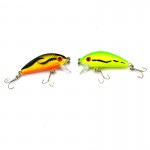 1 Pack 8Pcs 3.6g 5cm Carp Artificial Bait Fishing Lures Wobbler Fish Minnow Bass Lure Crankbait Trout Tackle Hook