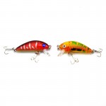 1 Pack 8Pcs 3.6g 5cm Carp Artificial Bait Fishing Lures Wobbler Fish Minnow Bass Lure Crankbait Trout Tackle Hook