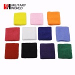 1 Pair Absorbent Sport Weave Wristband Towel High Elasticity Bandage Pulsera Running Sport Safe Support Badminton Bracer