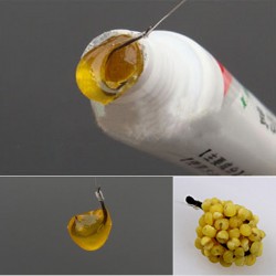 1 Tube Fishing Bait Glue for Maggots Rices Small Pellets Fishing Carp Fishing Baits Adding