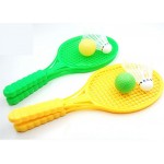 1 pair Novelty Child Dual Badminton Tennis Racket Baby Sports Parent-Child Sports Bed Toy Educational Toys