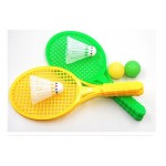 1 pair Novelty Child Dual Badminton Tennis Racket Baby Sports Parent-Child Sports Bed Toy Educational Toys