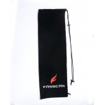 1 pc FANGCAN FCBC-06 Flannel Badminton Racket Bag for 1-2 Piece Badminton Racket Black Color