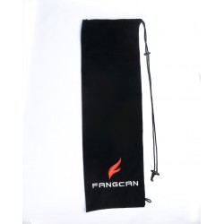 1 pc FANGCAN FCBC-06 Flannel Badminton Racket Bag for 1-2 Piece Badminton Racket Black Color
