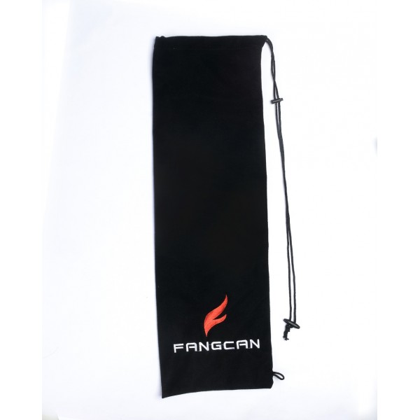 1 pc FANGCAN FCBC-06 Flannel Badminton Racket Bag for 1-2 Piece Badminton Racket Black Color