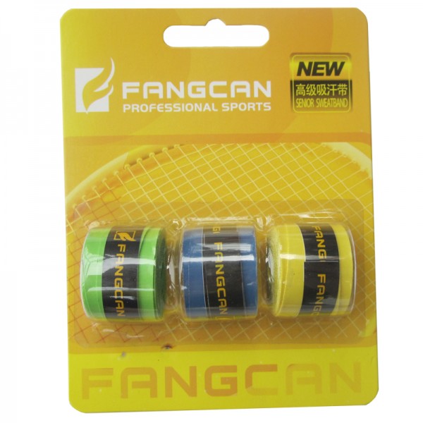 1 pc Random Color FANGCAN FCOG-05 Tennis Racket Overgrip Sticky Card Pack Glossy Film Overgrip Badminton Racket Grip