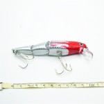1 pcs 15.8 g 11 cm Three Segment Fishing Lures  Exquisite Economic Hard Baits With Sharp Treble Hooks Creative