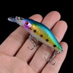 1 pcs High Quality  Minnow Fishing Lure 10 Color Fishing Bait 7CM-8.5g Carp Fishing hooks Lead Hard Lure  Fishing Tackle