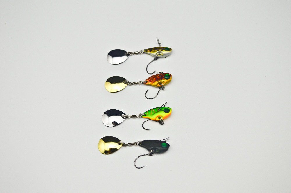 1 piece Japan Metal Bait Mini Spinnerbait Bass Pike Trout Lure Jigging