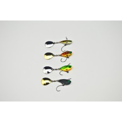 1 piece Japan Metal Bait Mini Spinnerbait Bass Pike Trout Lure Jigging Spoon 30mm/3.8g