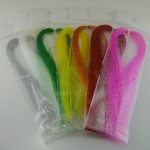 10 Packs Crystal Holographic Flashabou Krystal Flash Tinsel Fly Tying Materials Twisted Strands Tinsel Wing Tail Craft 7 Colors 
