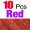 10Pcs Red6 -$0.58