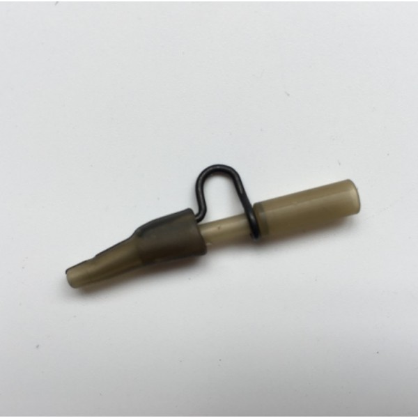 10 pcs Fishing terminal tackle carp fishing safety lead clip & tail rubber carp fishing accessories