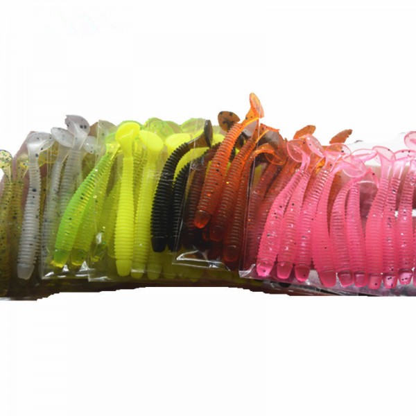 10 pcs /pack 7.1 g/5cm for Fishing Worm Swimbait Jig Head Soft Lure Fly Fishing Bait Fishing Lure