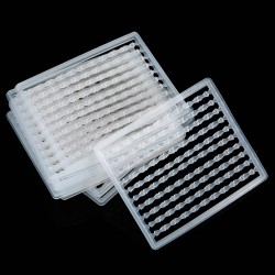 10 x Carp Fishing Hair Rig Boilie Bait Dumbell Stops Stoppers White colors Holding Accessory Boillie Hair Stops