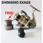 100% ORIGINAL  Shimano Exage 1000 2500 3000S 4000 FD spinning reel  5BB Lightweight XGT-7 One free spare spool