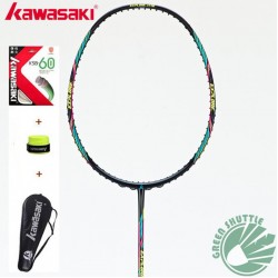 100% Original Kawasaki 1770 1880 1990 Full Carbon Badminton Racket Raquette Badminton With 3 Gift