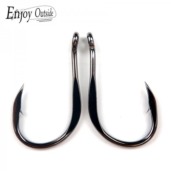 100 Pcs/pack High Carbon Steel Fishing Hooks CRF Barbed fishing Hook Have many size anzuelos wholesale for carp fishing