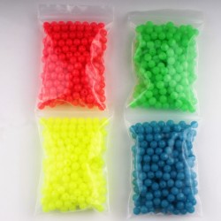 100 pcs of Glow Beads Round 8mm Rigs Making Luminous Fishing Beads