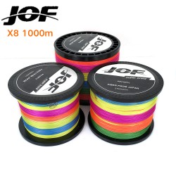 1000m 8 strands Multicolour PE Braided Wire Multifilament Fishing Line Fishing Tackle 15LBS-80LBS