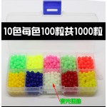 1000pcs/set Carp Fishing Lures Fishing Beads 5mm Plastic Floating Fishing Beads Luminous Carp Fishing Accessories