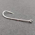 100pc Fishing Hook Stainless Steel O'shaughnessy fishhook Jig Big Hook Treble Hooks Long Barbed Shank Baitholder