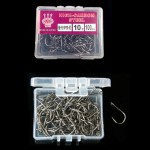 100pcs/box Circle Fishing Hooks High Carbon Steel Barbed Fishhooks #3-#12 Carp Fishing Hooks Fishing Accessories Tackle On Sale