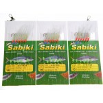 10Packs(10bags) #10~#20 Freshwater Saltwater Sabiki Fish Skin Baits Rigs bleeding Fishing Lures Catching