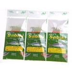 10Packs(10bags) #10~#20 Freshwater Saltwater Sabiki Fish Skin Baits Rigs bleeding Fishing Lures Catching