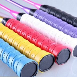 10pcs/lot Absorb Sweat Stretchy Tennis Fishing Rod Squash Racquet Band Grip Tape Overgrip Badminton Bicycle Handle Wrap Sweatba