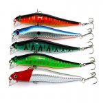 12cm 10g Bent Minnow Fishing Lure Artificial Baits 3D Fish Eye Minnow Lures Fake Bait High Imitation Swim bait Crankbait YE-63