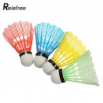 12pcs Portable Colorful Badminton Balls Shuttlecocks Sport Products Training Train Supplies High Quality