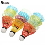 12pcs Portable Colorful Badminton Balls Shuttlecocks Sport Products Training Train Supplies High Quality