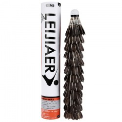 12pcs Portable Outdoor Sport Black Class A Duck Feather Training Badminton Balls Shuttlecocks With A Box Sports Accessories