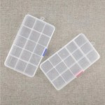 15 Compartments Transparent Visible Plastic Fishing Lure Box Fishing Tackle box Multifunctional Fishing Hook Storage Case