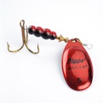 1PC 3 Color Size0-Size5 Fishing Hard Lure Bait Leurre Peche Mepps Spoon Fishing Tackle Vissen Pesca Acesorios