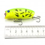 1PCS 11g 5.5cm Poppers Fishing lure Top Water pesca fish lures wobbler isca artificial hard bait Topwater swimbait YE-21