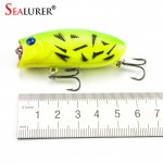 1PCS 3D Eyes Lifelike Fishing Lure 5.5cm 11g 8# Hooks Pesca Fish Popper Lures Wobbler Isca Artificial Hard Bait Swimbait