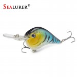 1PCS Fishing Lure Deep Swimming Crankbait 9.5cm11.4g Hard Bait 5 colors available Tight Wobble Slow Floating Fishing Tackle