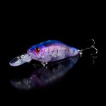 1PCS Minnow Fishing Lure 7CM 8.1G pesca hooks Fish Wobbler Tackle Crankbait Artificial Hard Bait Swimbait 10 Color