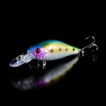 1PCS Minnow Fishing Lure 7CM 8.1G pesca hooks Fish Wobbler Tackle Crankbait Artificial Hard Bait Swimbait 10 Color