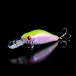 1PCS Minnow Fishing Lure 7CM 8.1G pesca hooks Fish Wobbler Tackle Crankbait Artificial Hard Bait Swimbait 10 Color