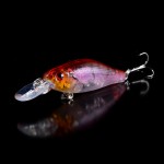 1PCS Minnow Fishing Lure 7CM 8.1G pesca hooks Fish Wobbler Tackle Crankbait Artificial Hard Bait Swimbait 10 Color